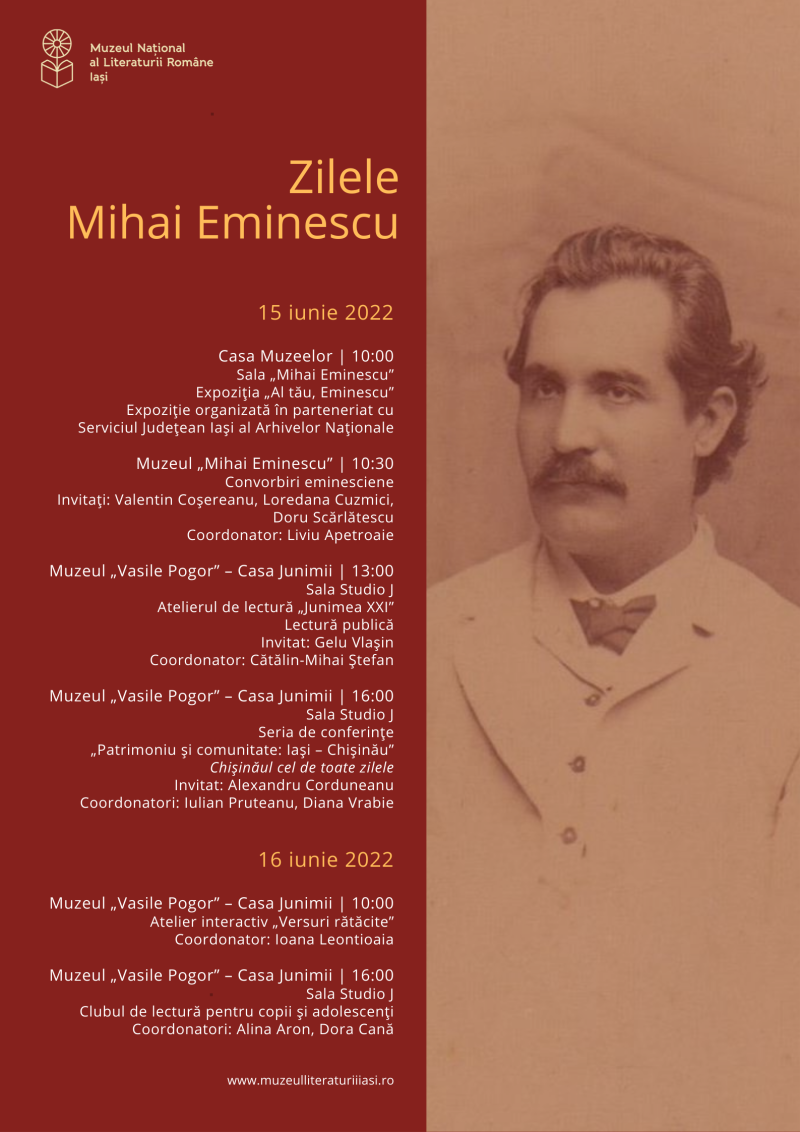 Zilele „Mihai Eminescu. MNLR Iași